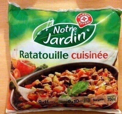 Marque Repère Ratatouille cuisinée portion surgelée packshot