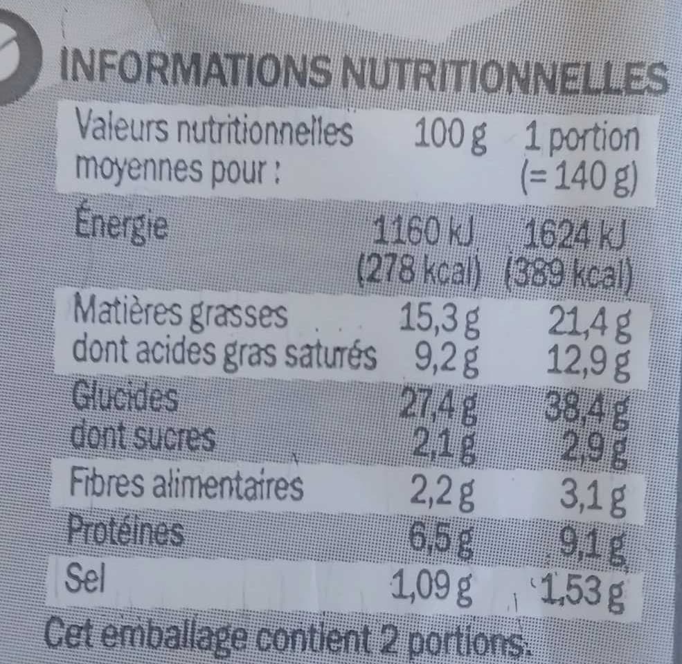 Marque Repère Feuilletés épinards et chèvre packshot