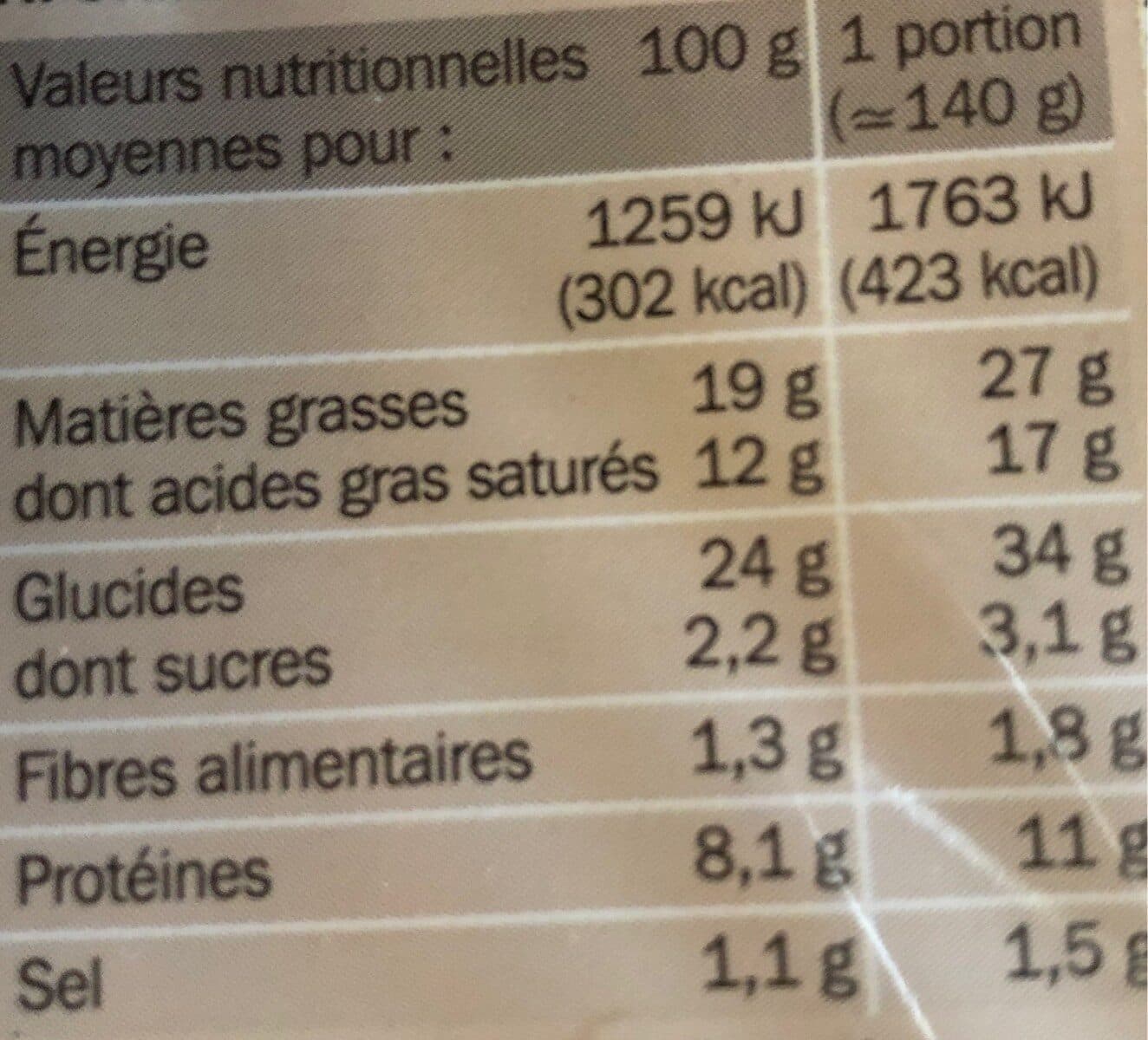 Marque Repère Feuilletés jambon/emmental packshot