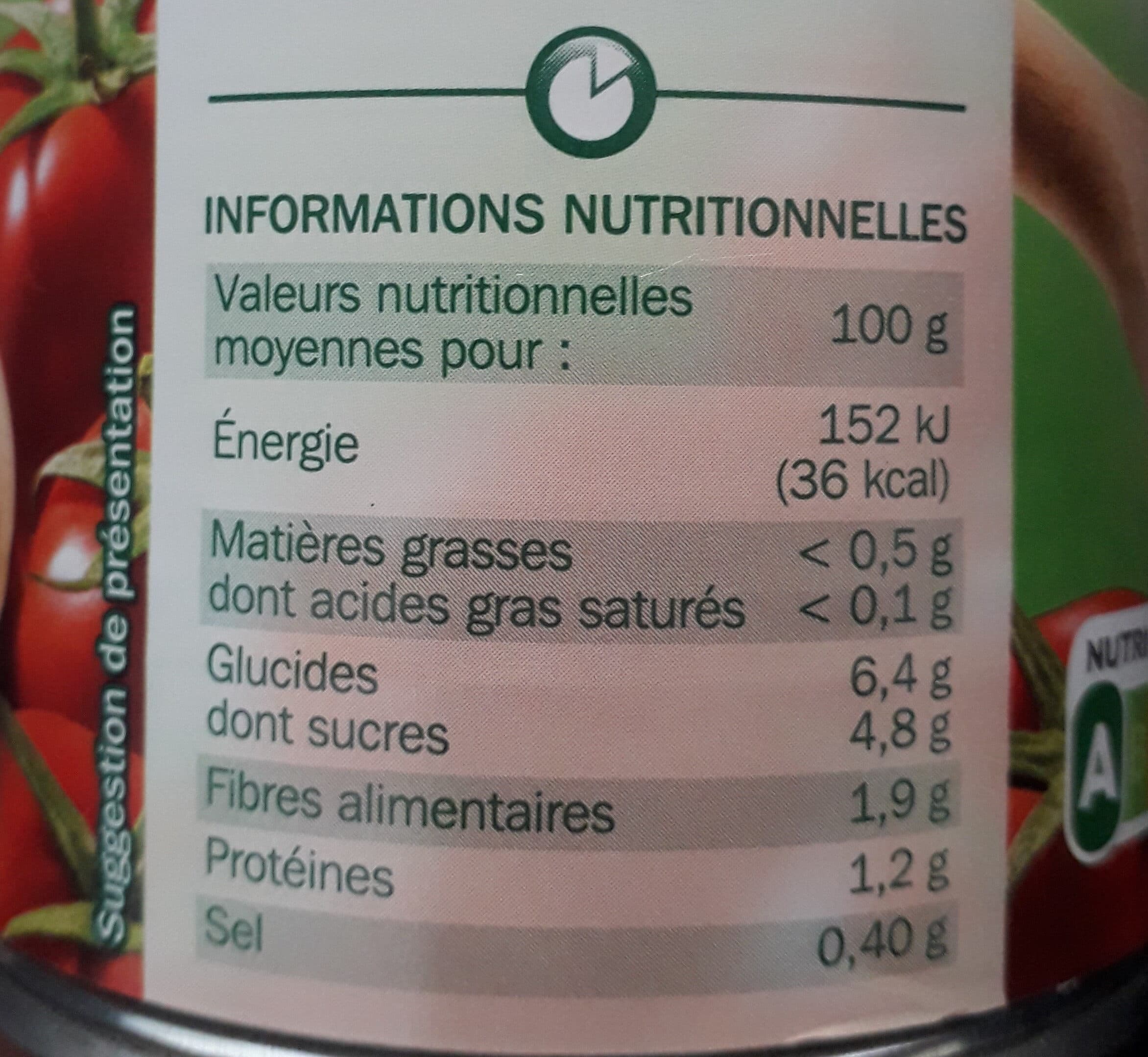 Marque Repère Chair de tomate Nature packshot