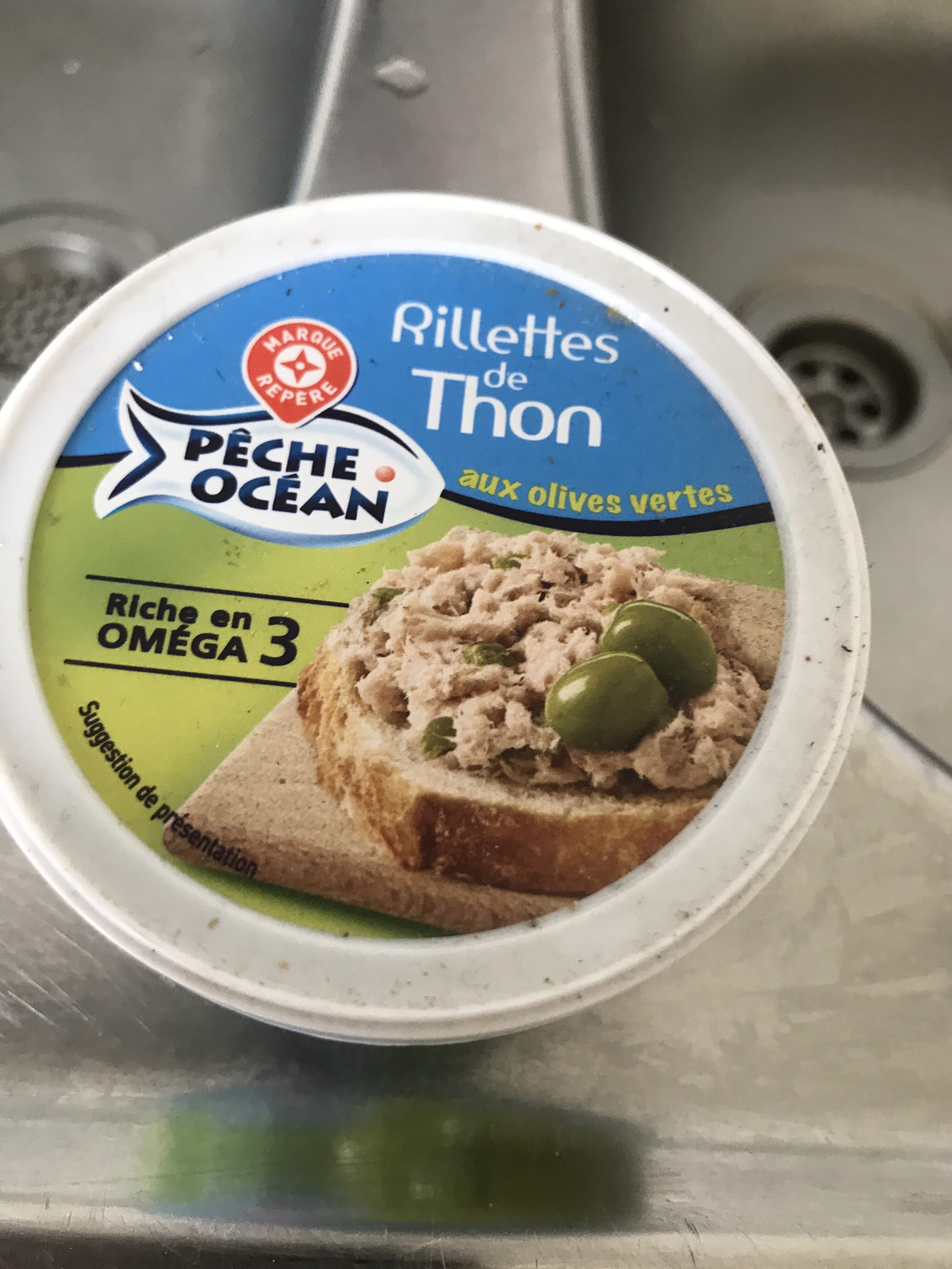 Marque Repère Rillettes de thon aux olives vertes packshot