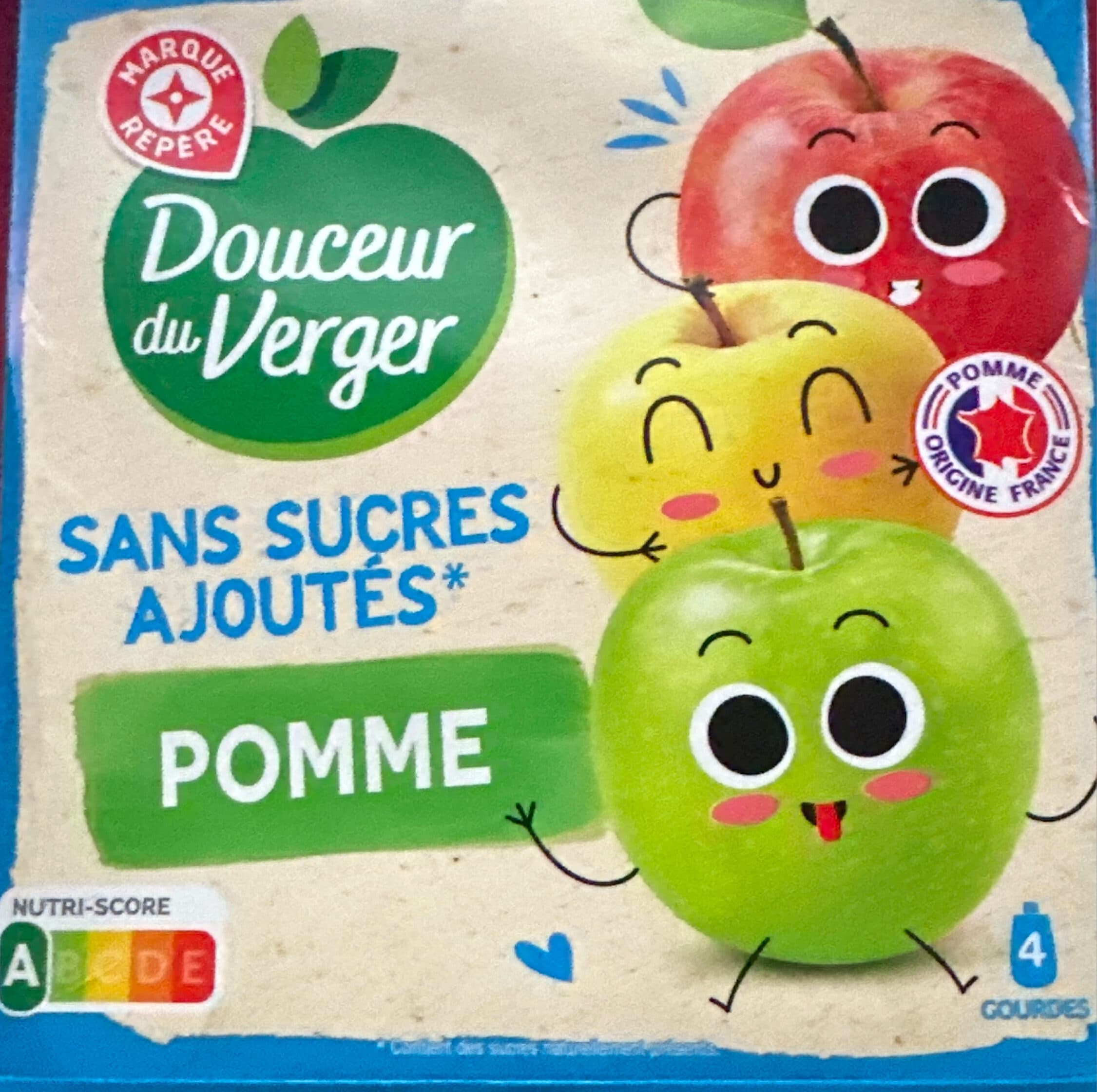 Marque Repère Gourdes à la Pomme packshot