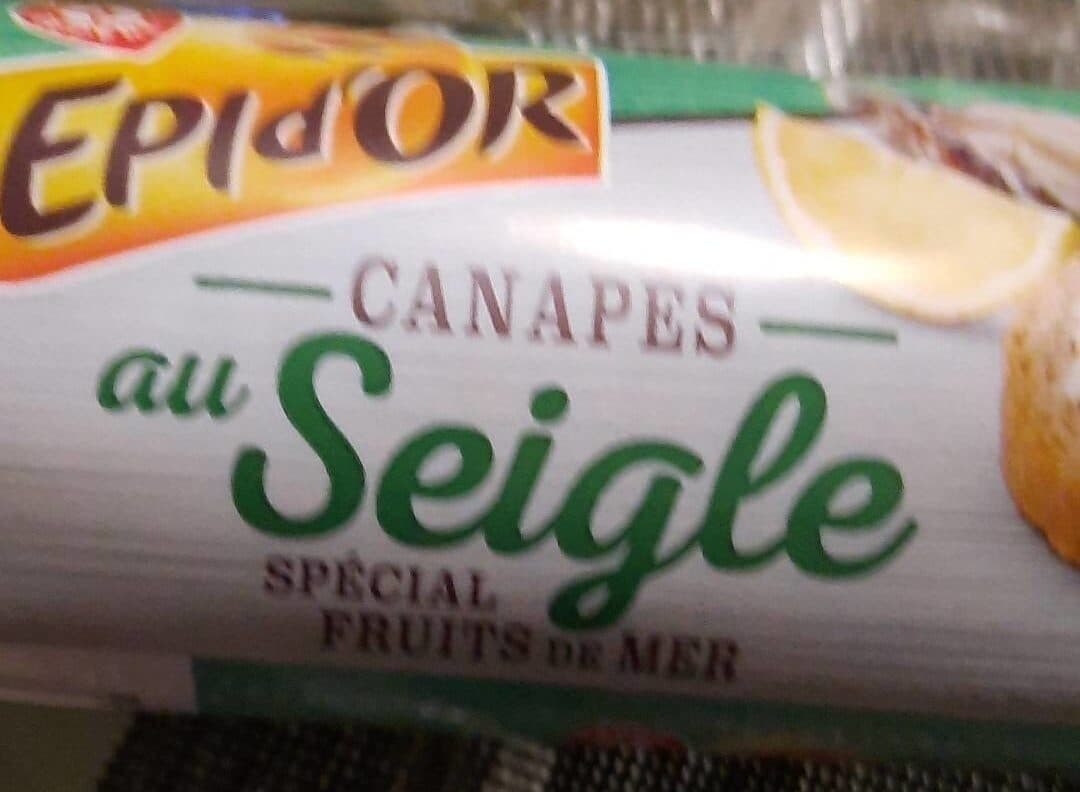 Marque Repère Canapés au Seigle spécial fruits de mer packshot