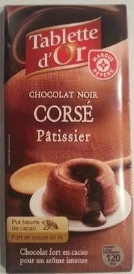 Marque Repère Chocolat noir corsé pâtissier packshot