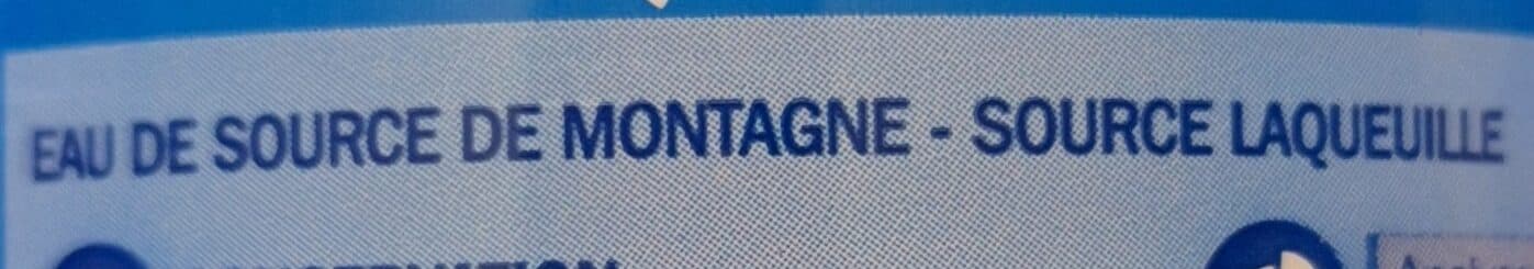 Marque Repère Eau de source de montagne Laqueuille packshot