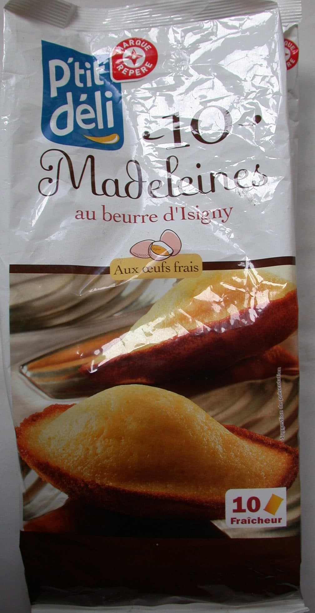 Marque Repère 10 Madeleines au Beurre d'Isigny packshot