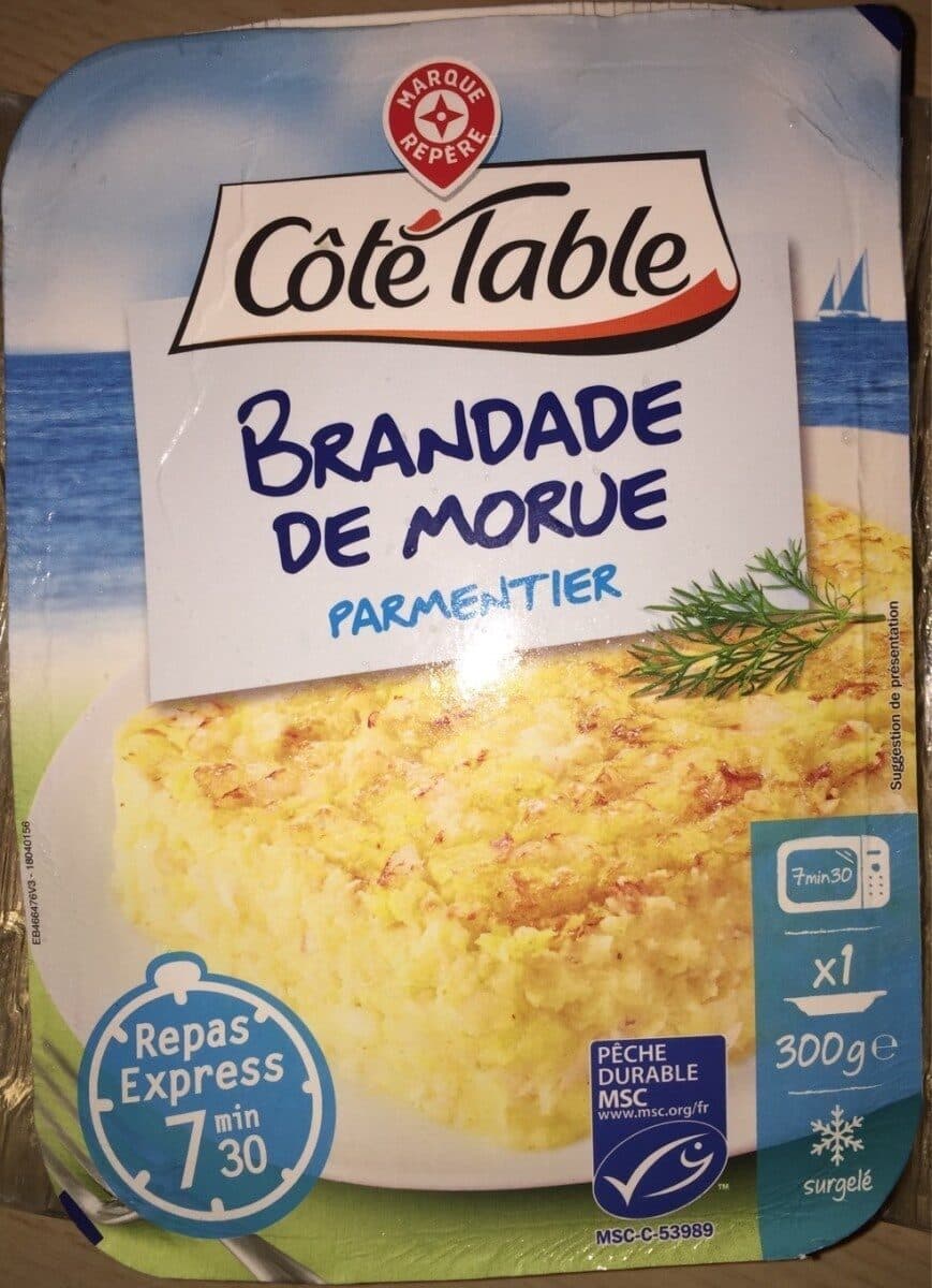 Marque Repère Brandade de Morue packshot