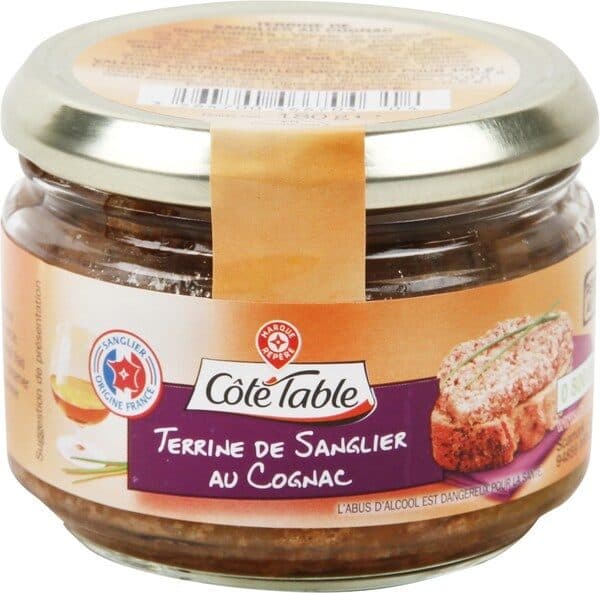 Marque Repère Terrine de sanglier au cognac packshot