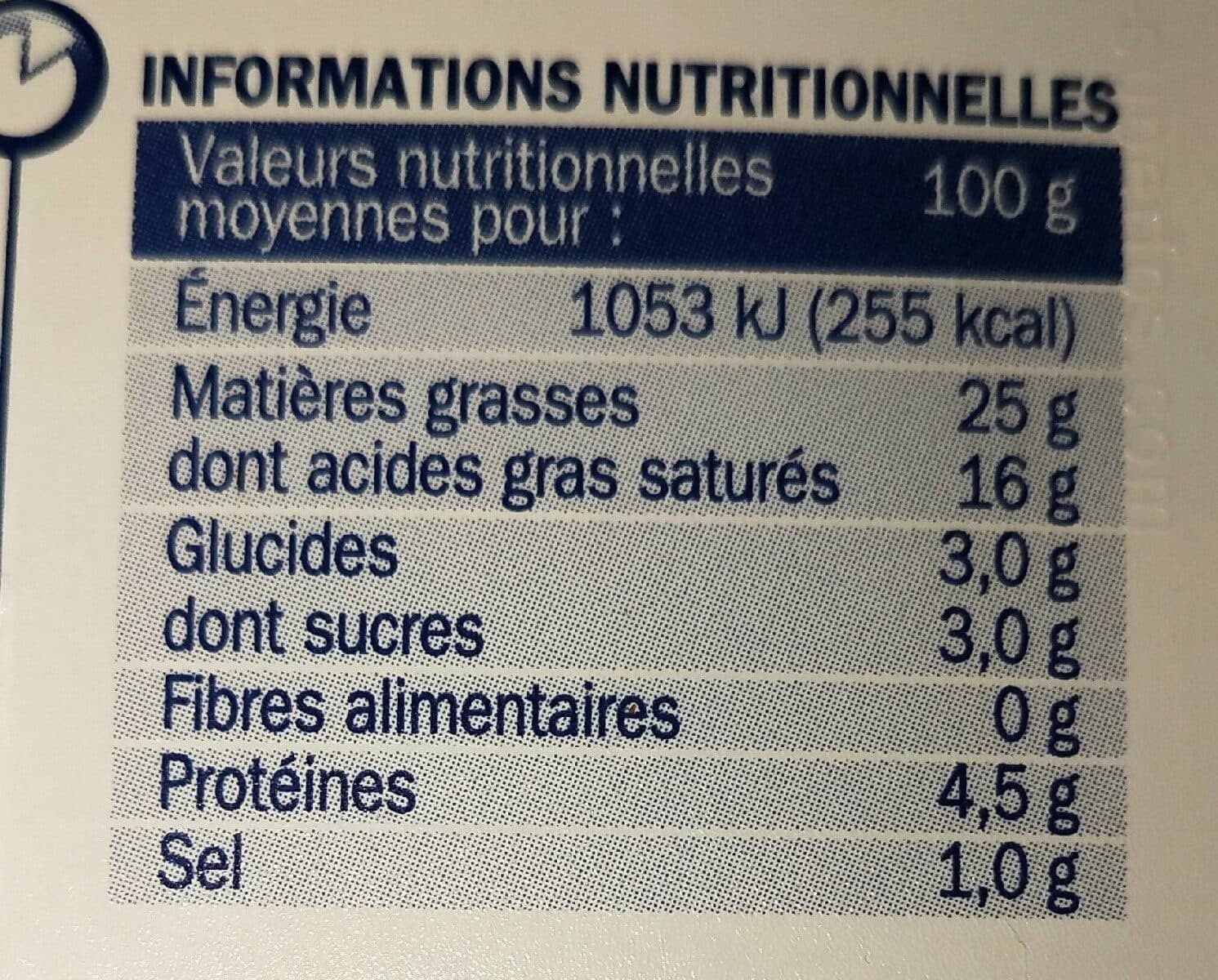 Marque Repère Fromage à tartiner nature 25% packshot