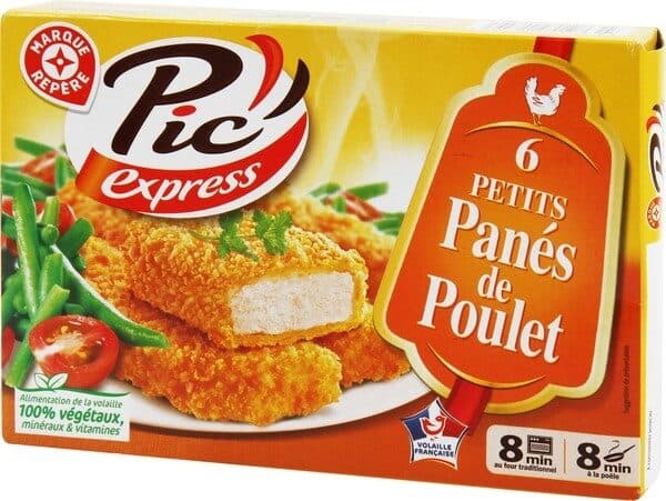 Marque Repère Panés De Poulet x 6 packshot
