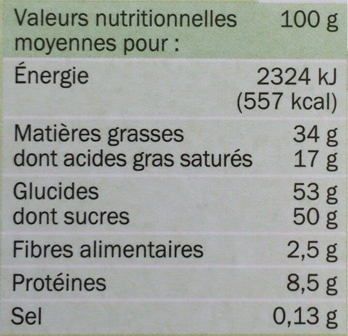 Marque Repère Coeur praliné packshot