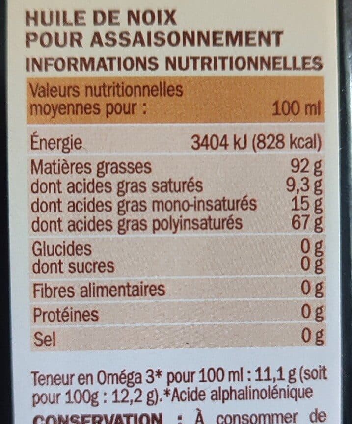 Marque Repère Huile de noix packshot