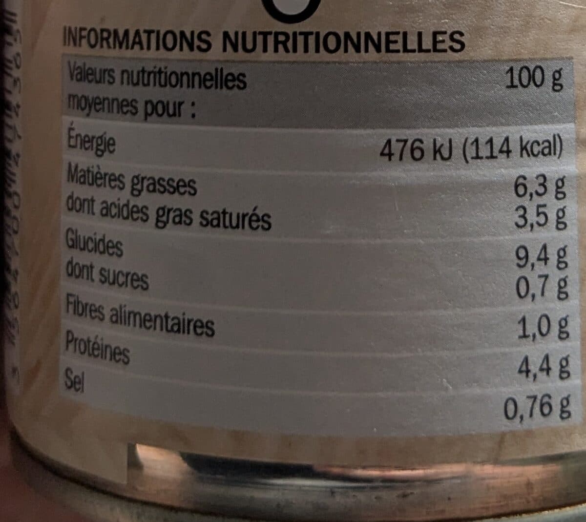 Marque Repère Garniture pour Bouchées à la Reine packshot
