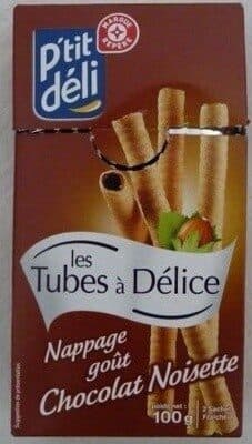 Marque Repère Les Tubes à Délice Nappage goût chocolat noisette packshot
