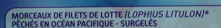 Marque Repère Morceaux de filets de lotte packshot
