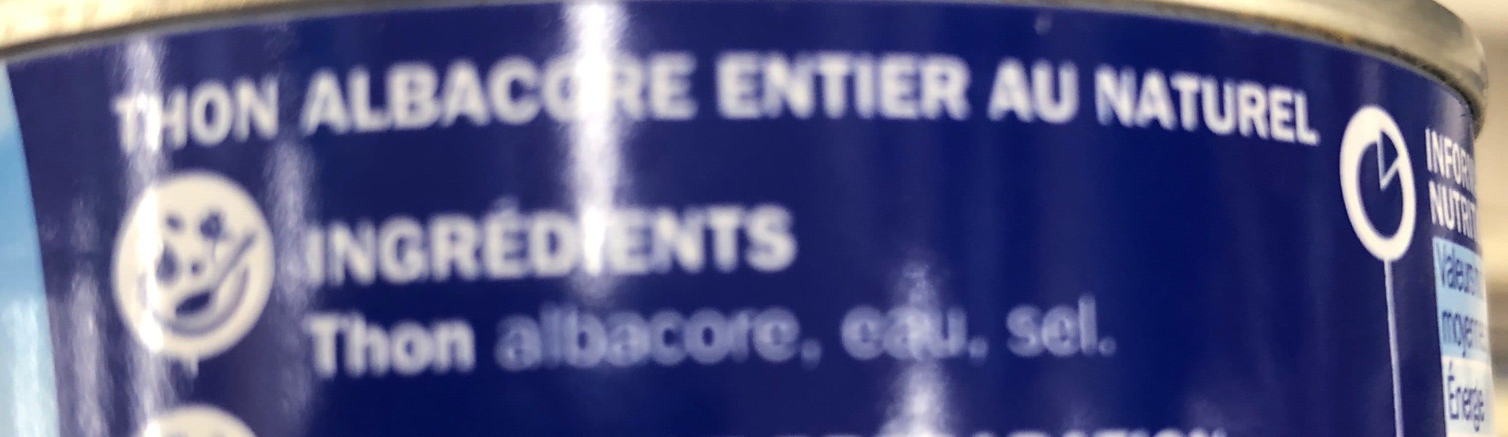 Pêche Océan Thon entier albacore packshot