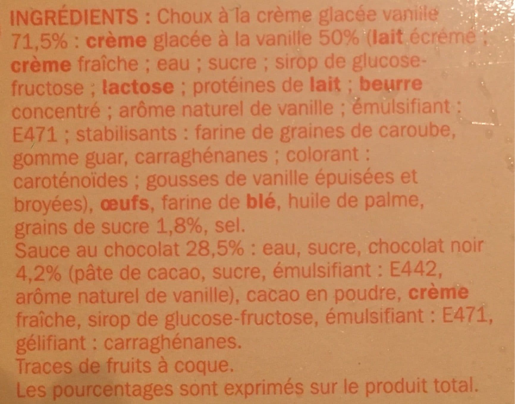 Marque Repère Profiteroles vanille surgelé packshot