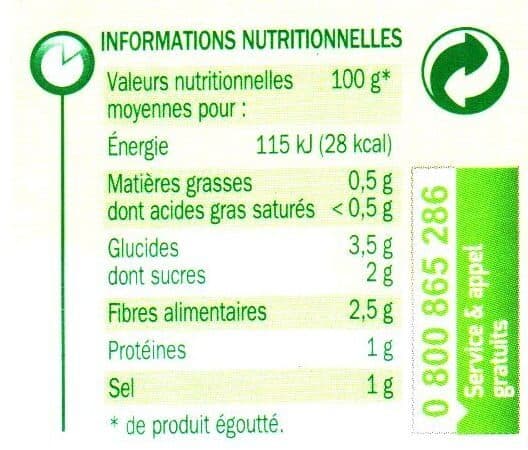 Marque Repère Mini poireaux - bocal packshot