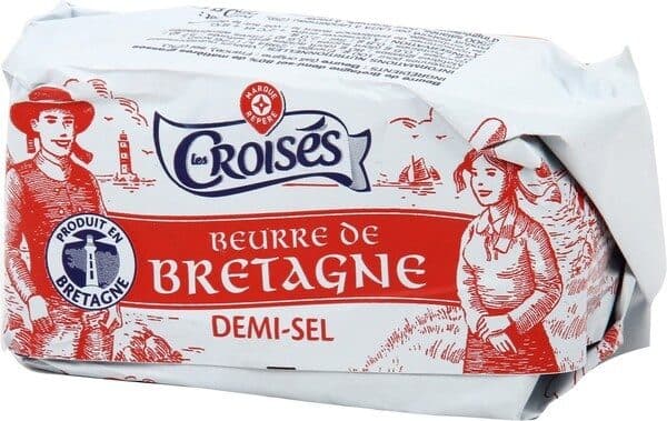 Marque Repère Beurre de Bretagne demi-sel 80% Mat. Gr. packshot