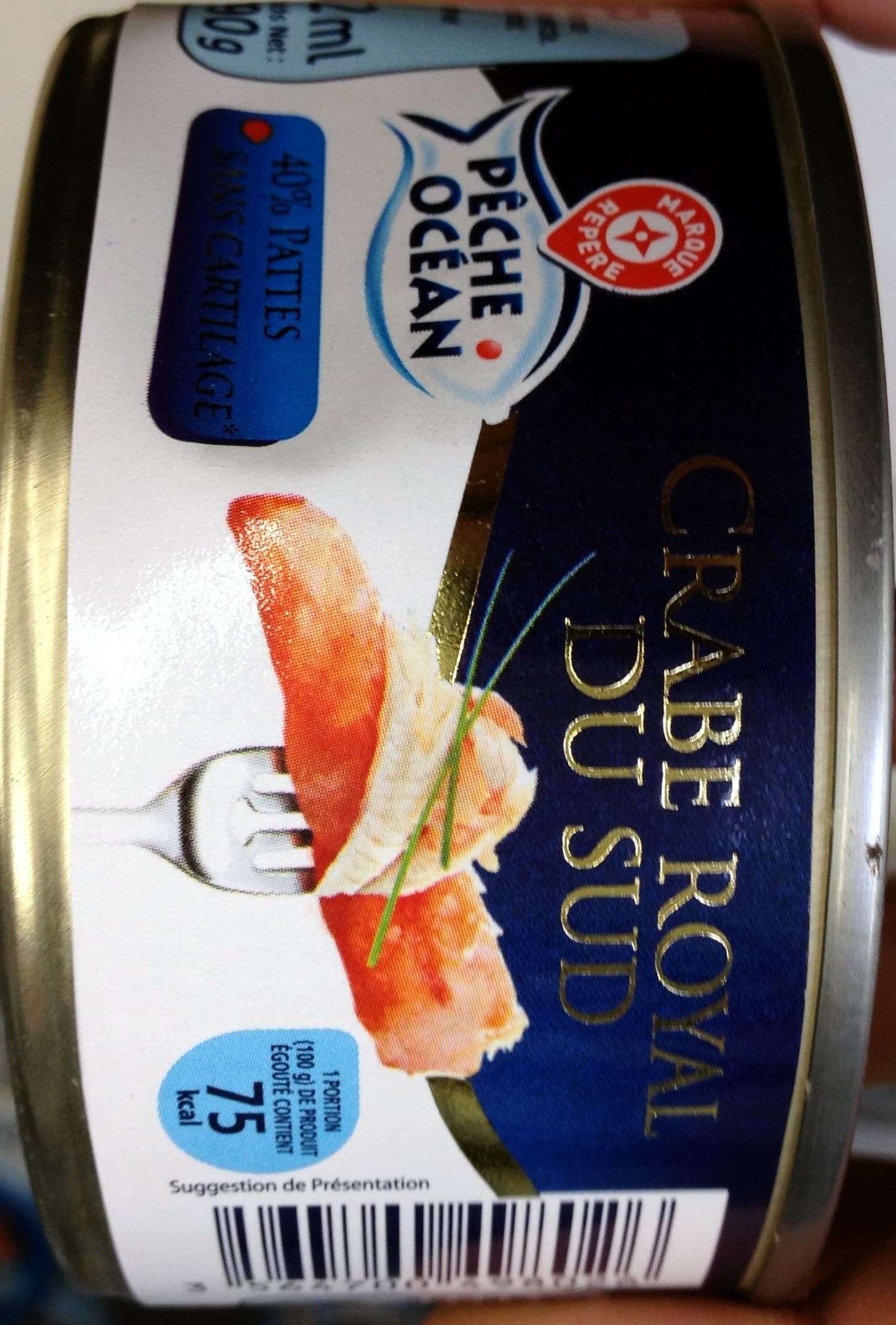 Marque Repère Pêche océan - Crabe royal du sud packshot