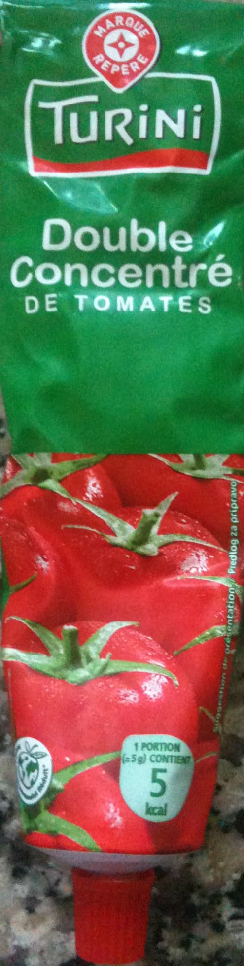 Marque Repère Double concentré de tomates - tube packshot