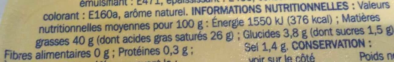Marque Repère Beurre Léger Demi-Sel packshot
