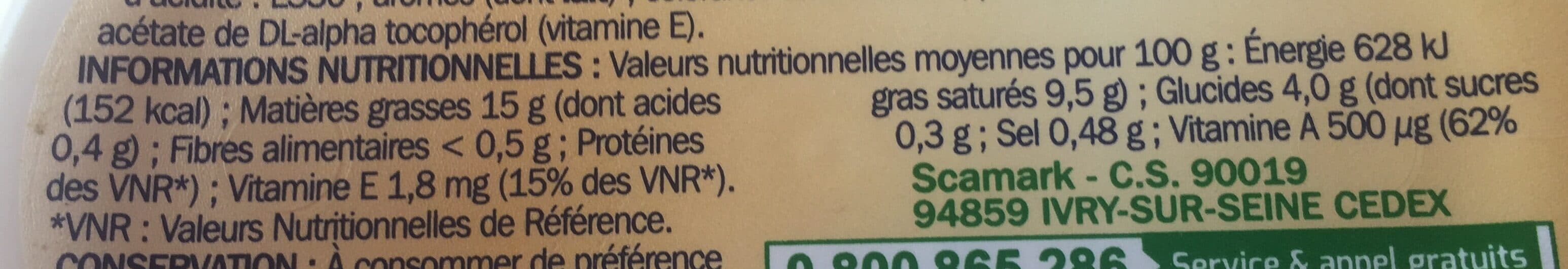 Marque Repère Matière grasse légère 15% doux packshot
