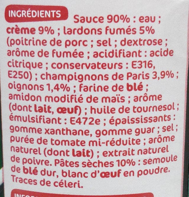 Marque Repère Torti Carbonara packshot