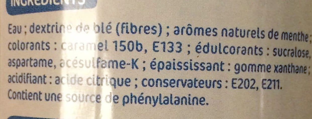 Marque Repère Sirop menthe sans sucres packshot