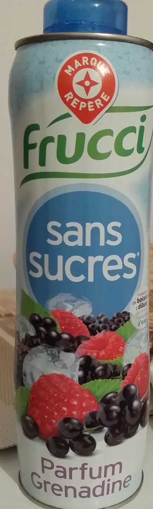 Marque Repère Frucci - Sans sucres Parfum Grenadine packshot