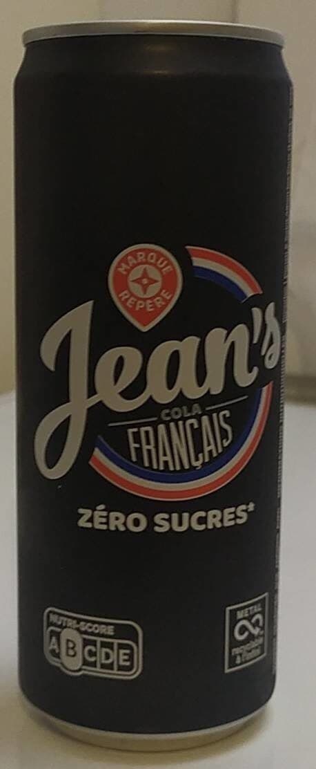 Marque Repère Jean's cola zero packshot