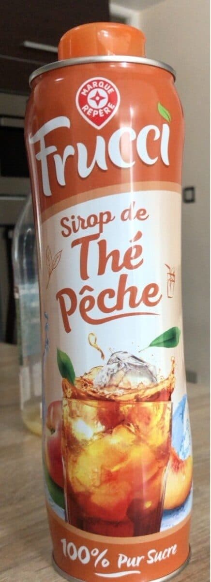 Marque Repère Sirop Thé Pêche packshot
