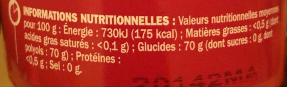 Marque Repère Chewing gum fraise sans sucres packshot