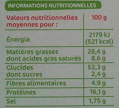 Marque Repère Crackers ondulés fromage et graines packshot