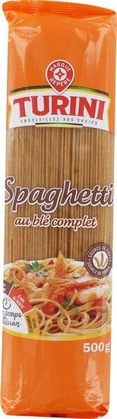 Marque Repère Spaghetti au blé complet packshot