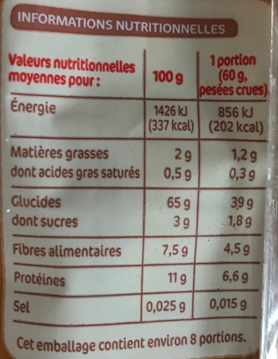 Marque Repère Spaghetti au blé complet packshot