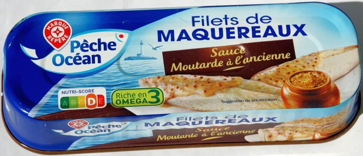 Marque Repère Filet de Maquereaux - moutarde à l'ancienne packshot