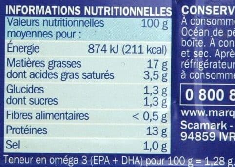 Marque Repère Filets de Maquereaux (Sauce Escabèche) packshot