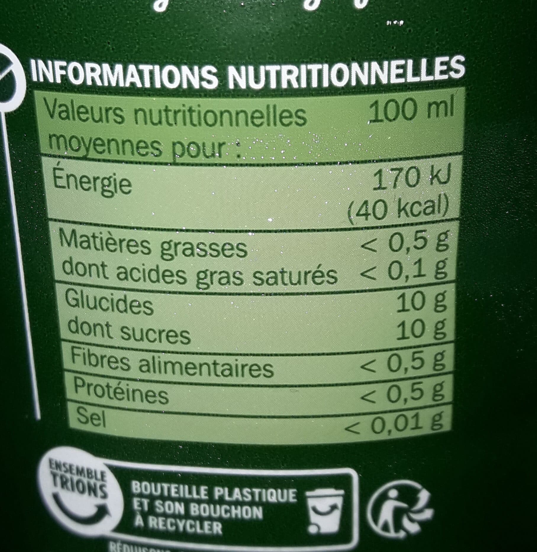Marque Repère Boisson pomme kiwi pet packshot