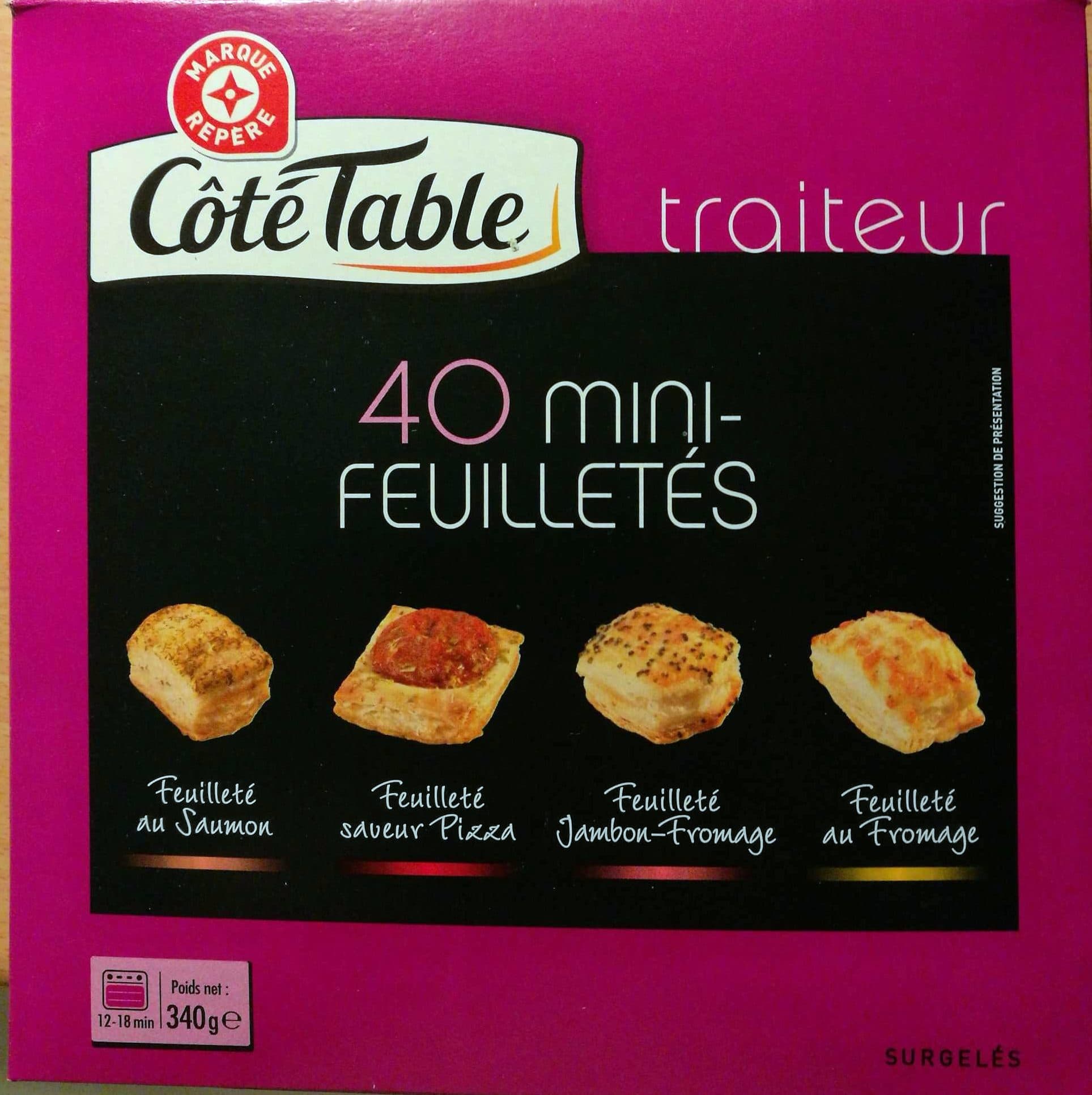 Marque Repère Mini-feuilletés apéritif x 40 packshot