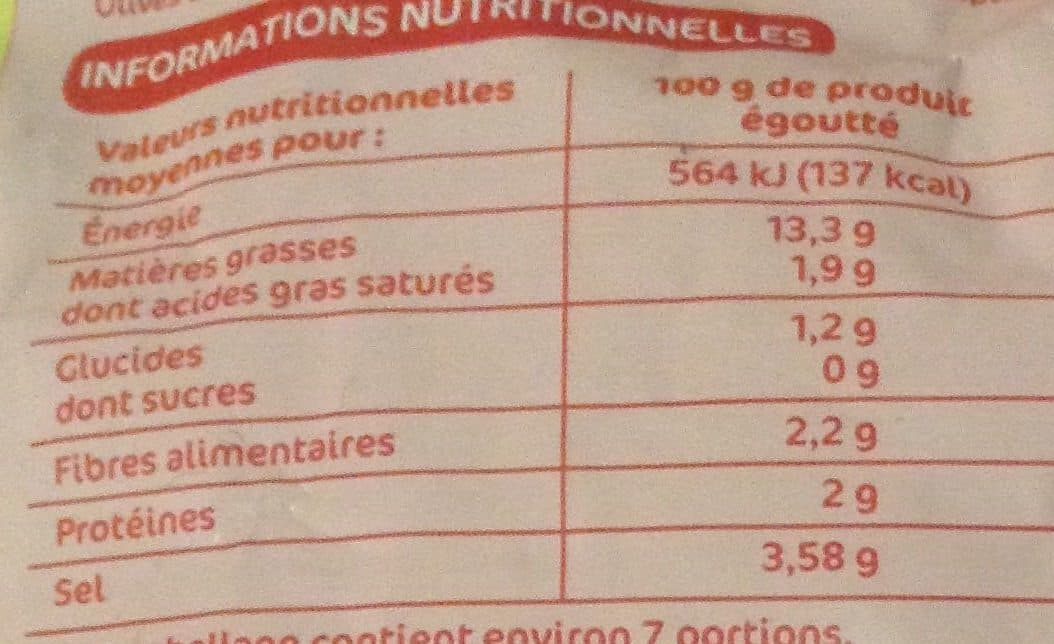 Marque Repère Olives vertes farcies au poivron packshot