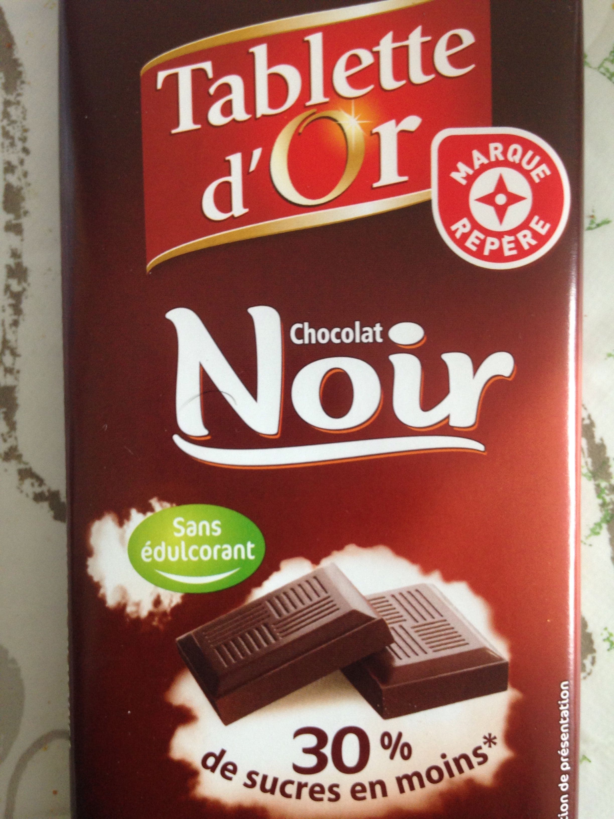 Marque Repère Tablette d'Or - Chocolat Noir packshot