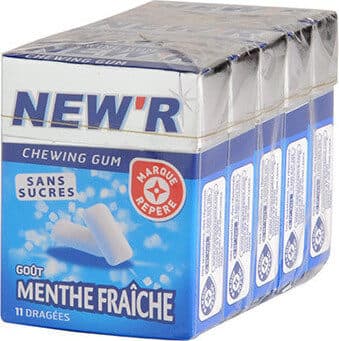 Marque Repère Chewing gum menthe fraîche packshot