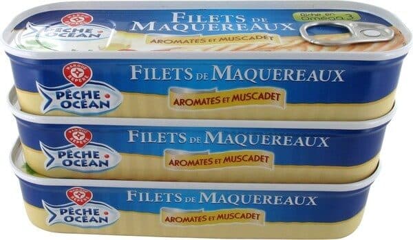 Marque Repère Filets maquereaux marinade aromates et muscadet packshot