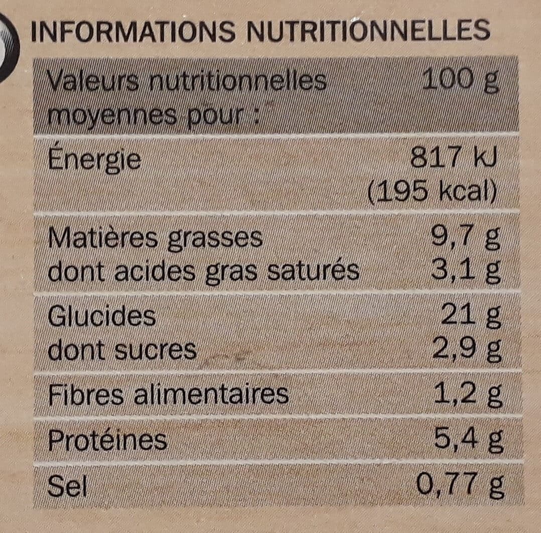 Marque Repère Tarte à la provençale packshot