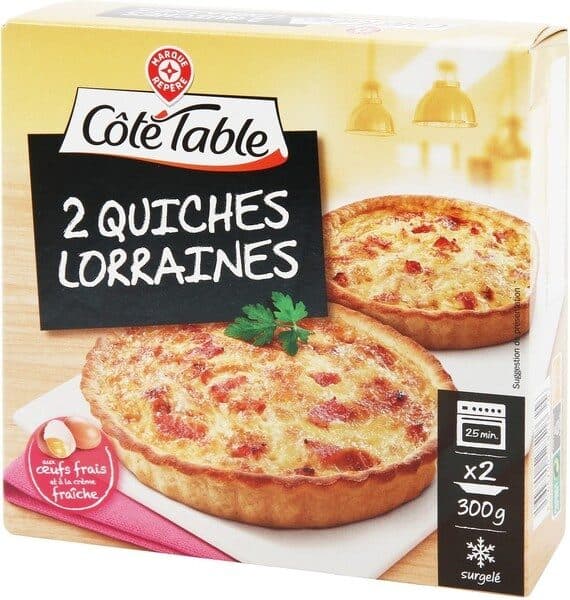 Marque Repère Quiches lorraines x 2 packshot