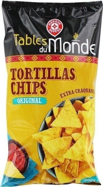 Marque Repère Tables du Mondes - Tortillas chips original packshot