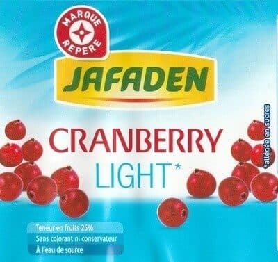 Marque Repère Boisson cranberry light packshot