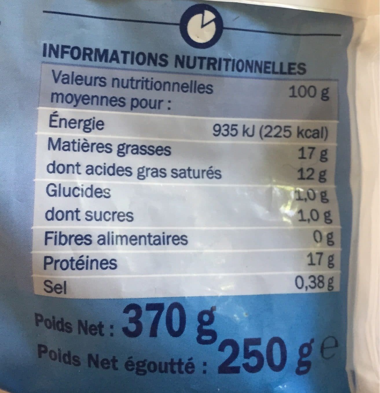 Marque Repère Mozzarella maxi 18% mg packshot