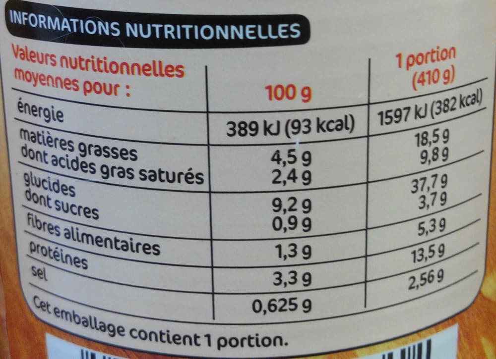 Marque Repère Tartiflette packshot